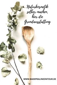 Naturkosmetik selber machen - Grundausstattung, Badepraline on Tour