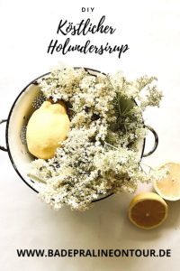 Köstlicher selbstgemachte Holunderblütensirup