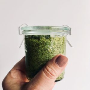 Schnittlauch Saison perfekt für Pesto