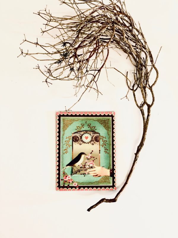 Wunderschönes Victorian Bird Magnet