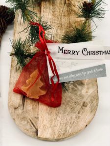 Happiness is a little bar of soap for Christmas!